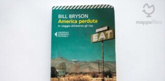 Copertina del libro "America perduta" di Bill Bryson