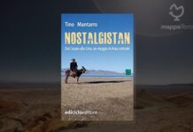 Copertina del libro "Nostalgistan: Dal Caspio alla Cina, un viaggio in Asia centrale” di Tino Mantarro