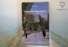 Copertina del libro "Vagabondiario” di Claudio Piani