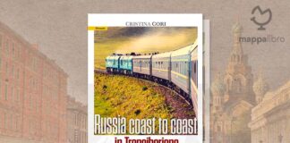 Copertina del libro "Russia coast to coast in transiberiana” di Cristina Cori